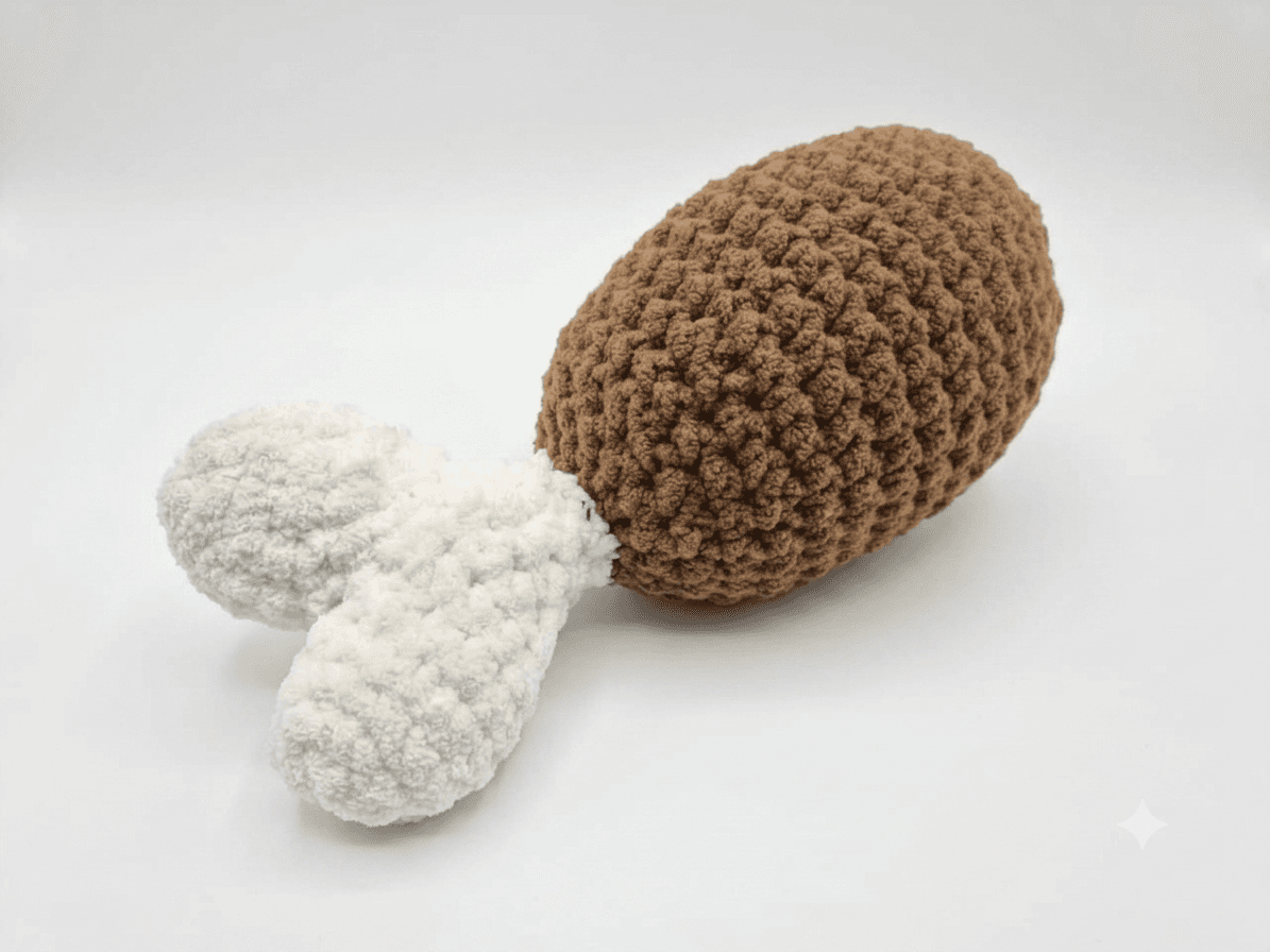 Crochet Drumstick Plush